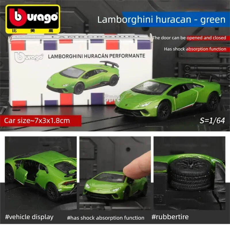1:64 Diecast Car Model – Bburago Collectible Alloy Vehicle Toy