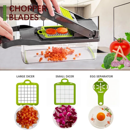 14-Piece Multifunctional Grater & Vegetable Slicer Set
