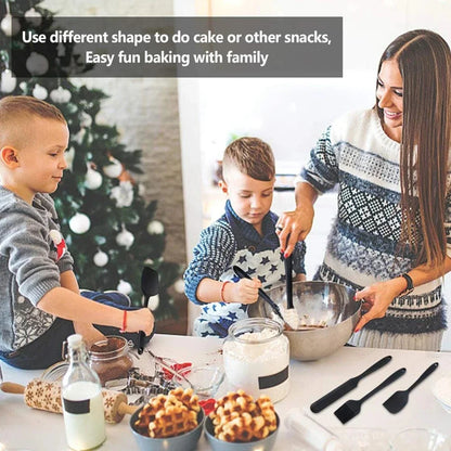 Silicone Spatula Set of 6 – Food Grade, Heat Resistant, Non-Stick