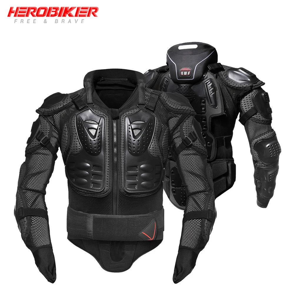 Motorcycle Jacket Men Full Body Armor Motocross Riding Protection Gear
