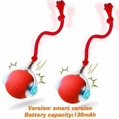 Interactive Dog Ball Toy – Automatic Rolling & Sound, USB Rechargeable