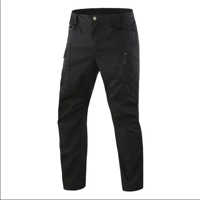 Men's Multi-Pocket Cargo Pants – Waterproof Tactical Trousers