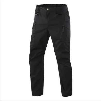 Men's Multi-Pocket Cargo Pants – Waterproof Tactical Trousers