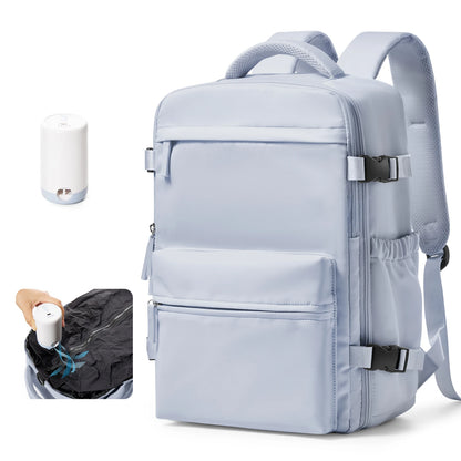 Travel Backpack with Vacuum Compression Pump – Cabin Approved