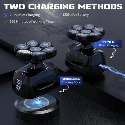 Sejoy 7D Electric Shaver for Men – 6-in-1 Grooming Kit