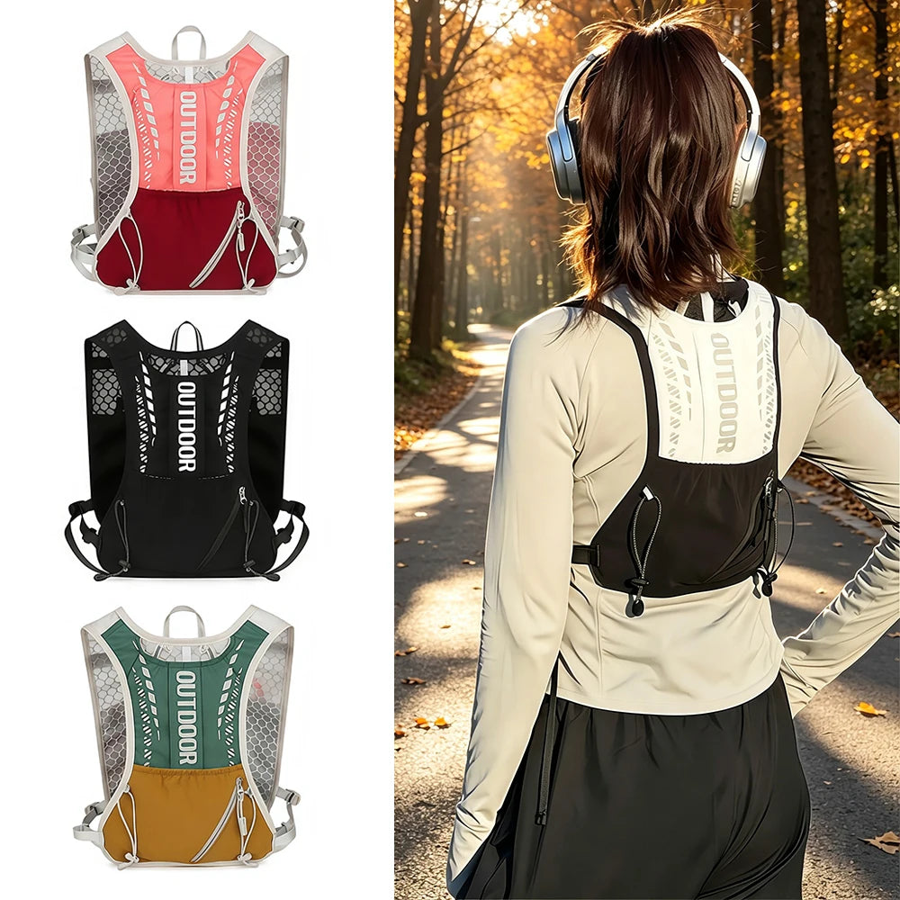 Hydration Running Vest – Lightweight Daypack for Trail & Cycling