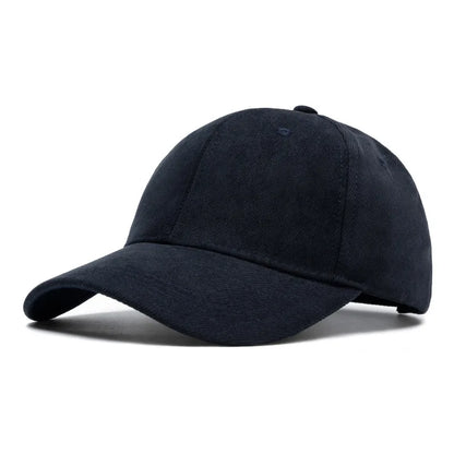 Unisex Adjustable Baseball Cap – Solid Retro Snapback Hat for Men & Women