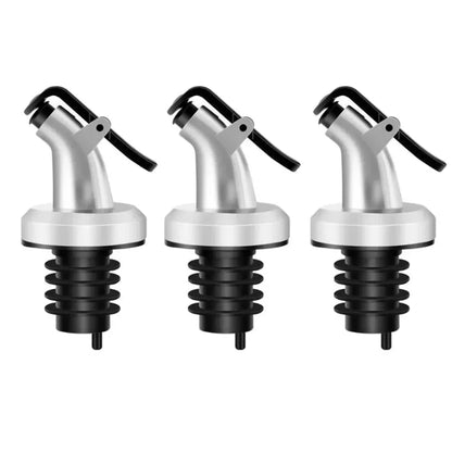 Leakproof Bottle Pourer Stopper with Flip Cap – Set of 1 to 4