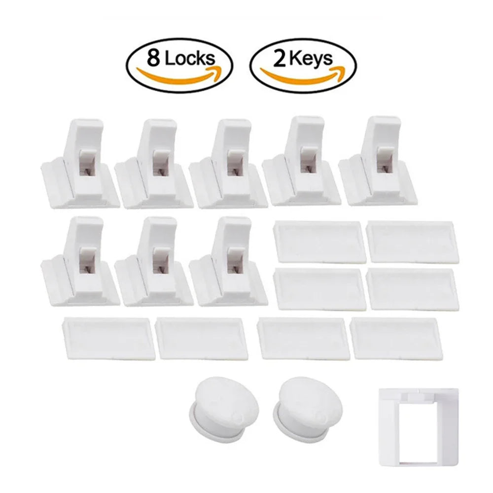 Magnetic Baby Safety Lock – Invisible Cabinet & Drawer Latch