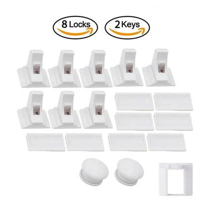 Magnetic Baby Safety Lock – Invisible Cabinet & Drawer Latch