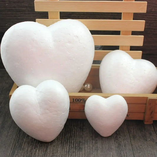 Styrofoam Heart Shapes for Crafts & Wedding Decor
