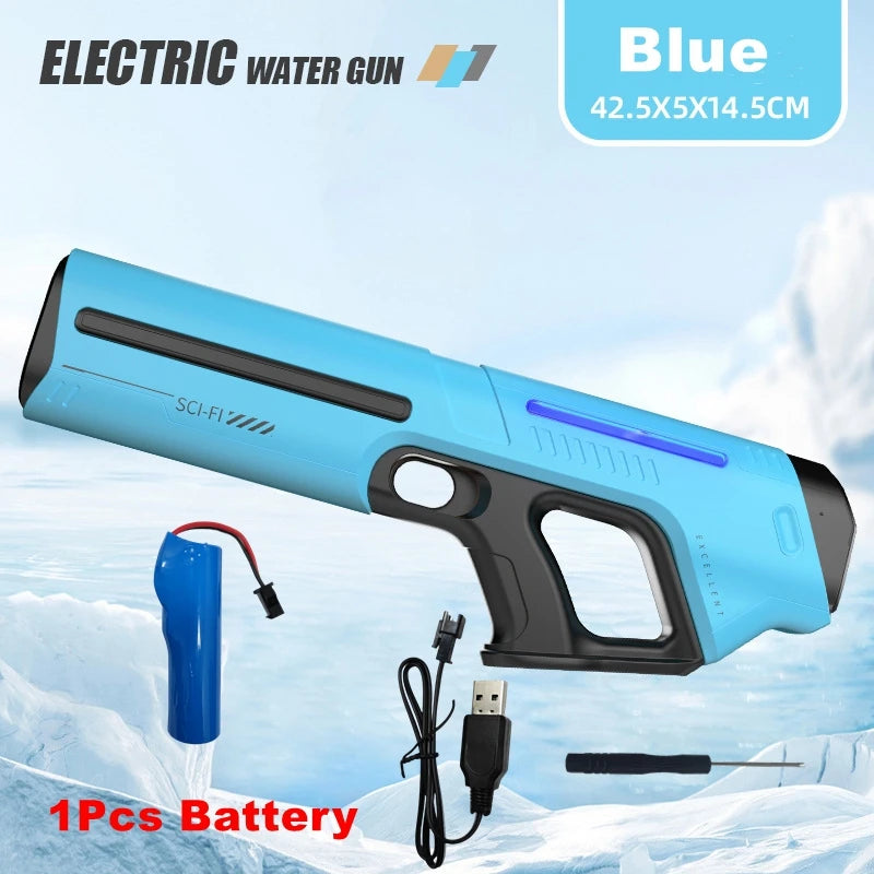 Electric Water Gun for Adults – Powerful Automatic Squirt Blaster