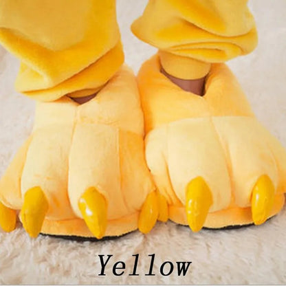 Animal Paw Slippers Funny Novelty Indoor Shoes for Women Men Kids
