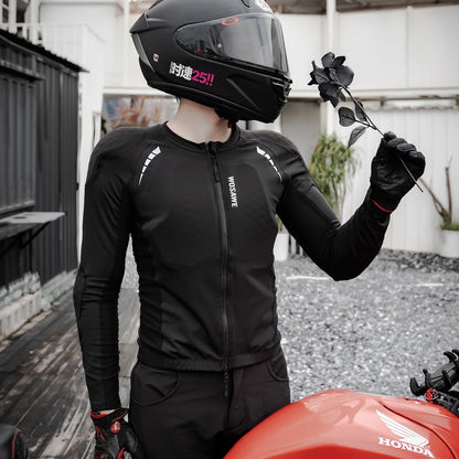 WOSAWE Men's Motorcycle Jacket – Lightweight Motorbike Riding Coat