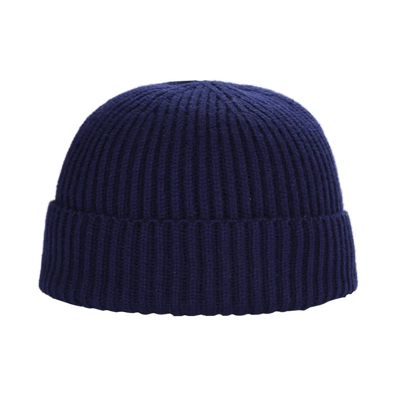 Winter Knit Beanie Hat – Thermal Skull Cap for Men & Women