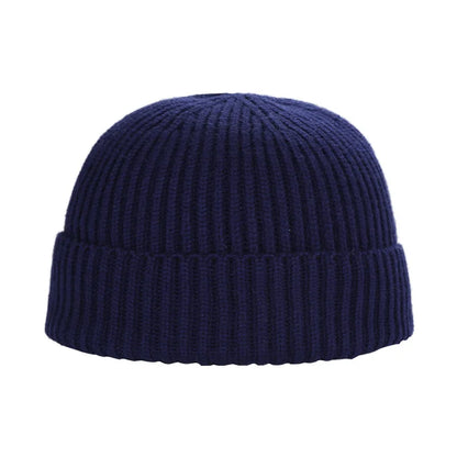Winter Knit Beanie Hat – Thermal Skull Cap for Men & Women