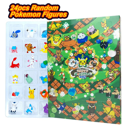 Pokemon Mini Figures Advent Calendar Gift Box – Pikachu & Friends Christmas Toy Set
