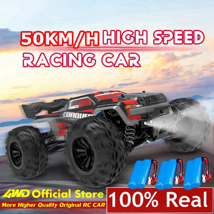 4WD RC Car 1/16 Scale – 50/80KM/H High Speed Off-Road Remote Control Truck