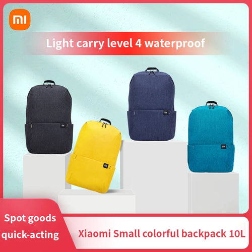Xiaomi 10L Mini Backpack – Lightweight Waterproof Colorful Bag