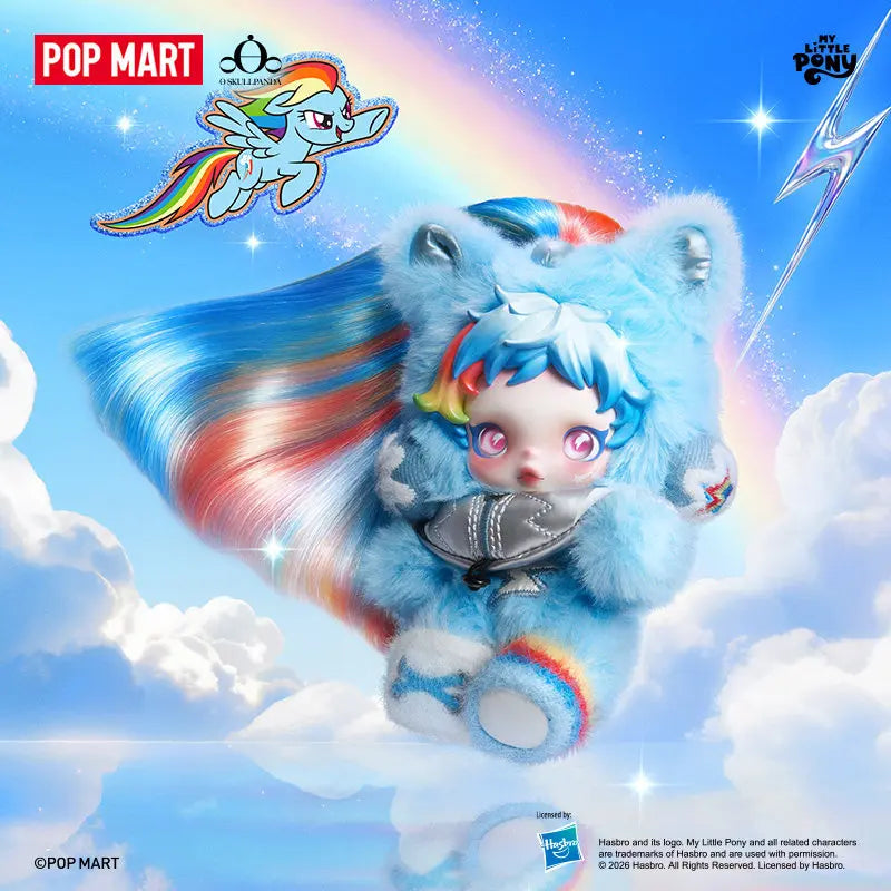 Pop Mart Skullpanda x My Little Pony Blind Box Plush Pendant