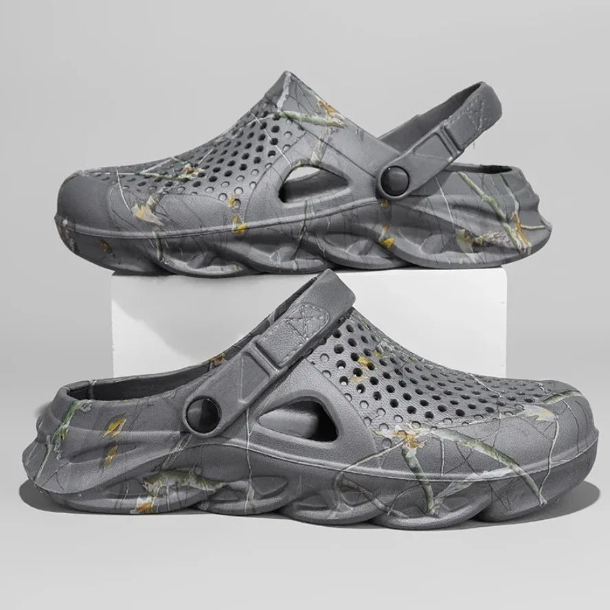 Plus Size Beach Clogs & Sandals – Breathable EVA Slip-On for Men & Women