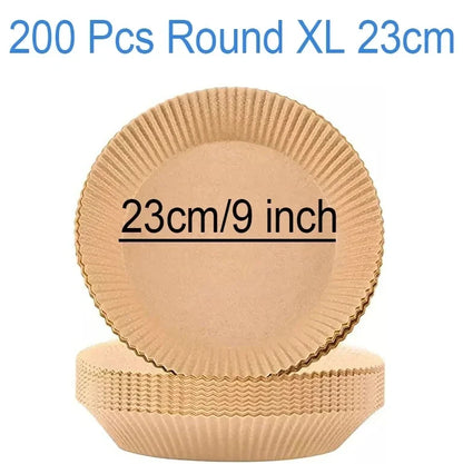 Air Fryer Parchment Paper Liners – Round & Square Disposable Baking Sheets