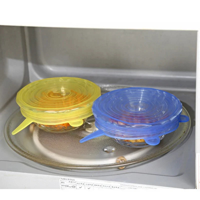 Silicone Stretch Lids – Universal Food Cover for Bowls, Pots & Pans