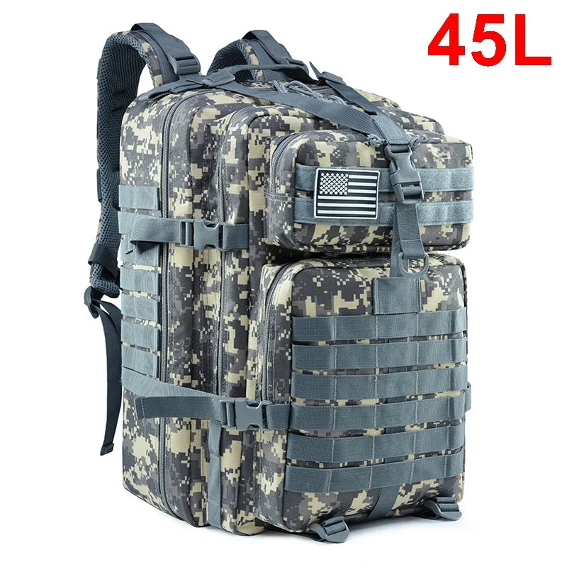 Tactical Backpack 30L/50L MOLLE Military Assault Pack Hiking Outdoor Bag