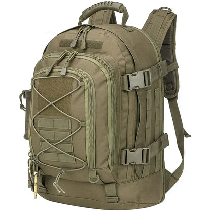60L Military Tactical Backpack MOLLE Army Rucksack for Hiking & Camping