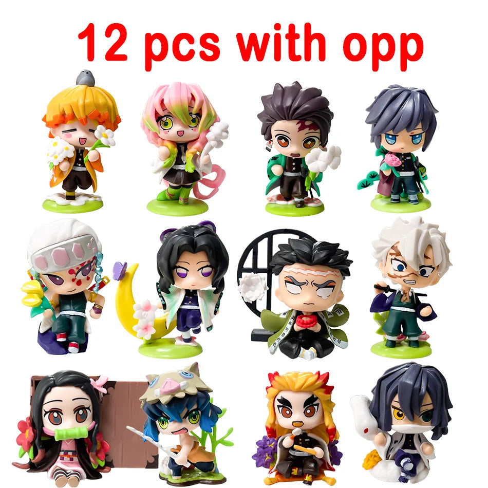 Demon Slayer Anime Figure Blind Box – Tanjiro & Nezuko Mini Statues
