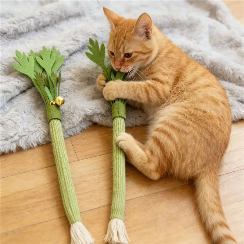 Cat Chew Toy – Catnip Molar Stick for Teeth Cleaning & Interactive Play