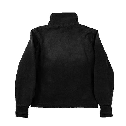 Y2K Fencing Jacket – Vintage Wash Canvas Unisex Gothic Streetwear