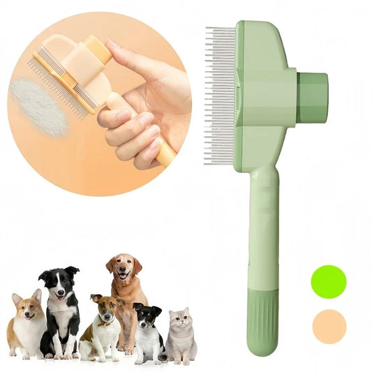 Pet Hair Remover Self-Cleaning Slicker Brush for Cats & Dogs