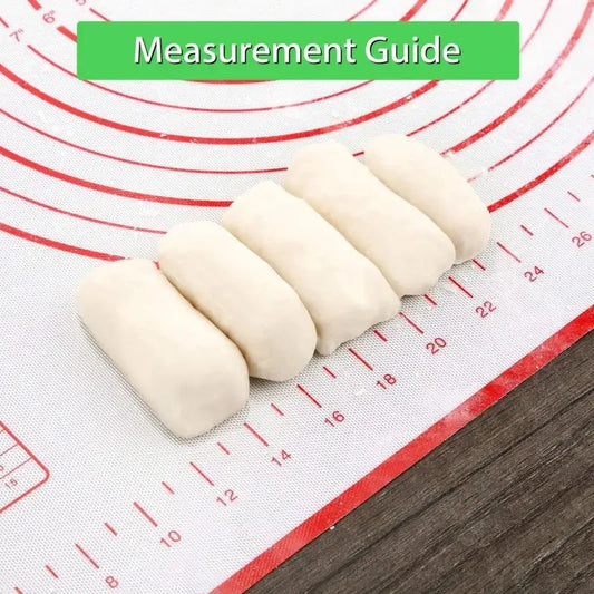Non-Stick Silicone Baking Mat with Measurements – Large Pastry Mat