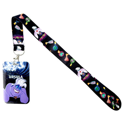 Anime Cartoon Lanyard with ID Card Holder & Keychain Strap