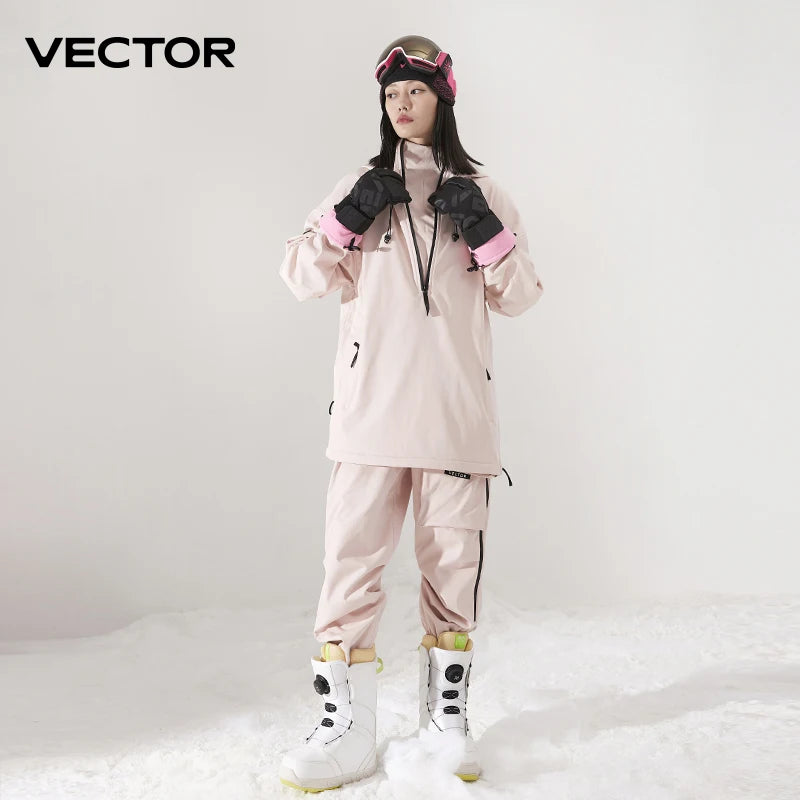 Ski Jacket & Pants Set – Waterproof Windproof Winter Snow Suit