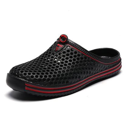 Hollow-Out Beach Clogs – Lightweight Unisex Non-Slip Sandals