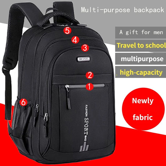 Laptop Backpack Large Capacity – Business Travel Bag Unisex