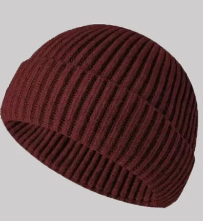Winter Knit Beanie Hat – Thermal Skull Cap for Men & Women