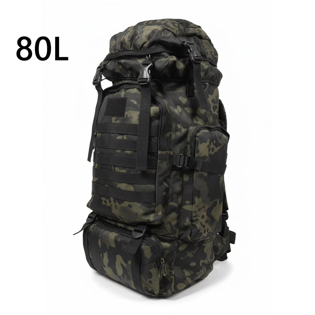 Large Tactical Mountaineering Backpack 80L/100L MOLLE Hiking Bag