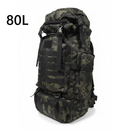 Large Tactical Mountaineering Backpack 80L/100L MOLLE Hiking Bag
