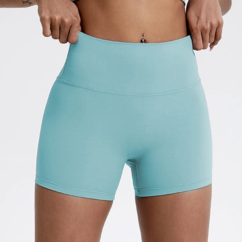 High-Waist Biker Shorts for Women – Butt-Lifting Slim Fit