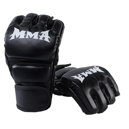 MMA Gloves – Half Finger Boxing Training Gloves for Adults