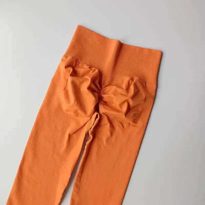 Women's High-Waist Yoga Leggings – Seamless Push-Up Gym Pants