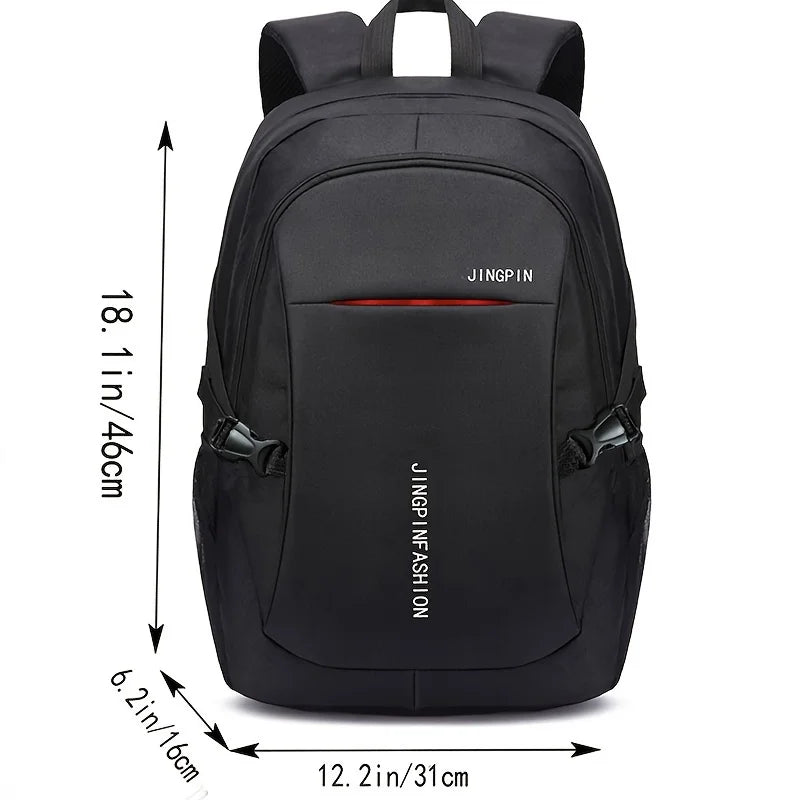 Waterproof Oxford Men's Backpack – Business Laptop & Travel Rucksack