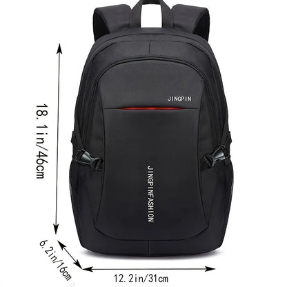 Waterproof Oxford Men's Backpack – Business Laptop & Travel Rucksack