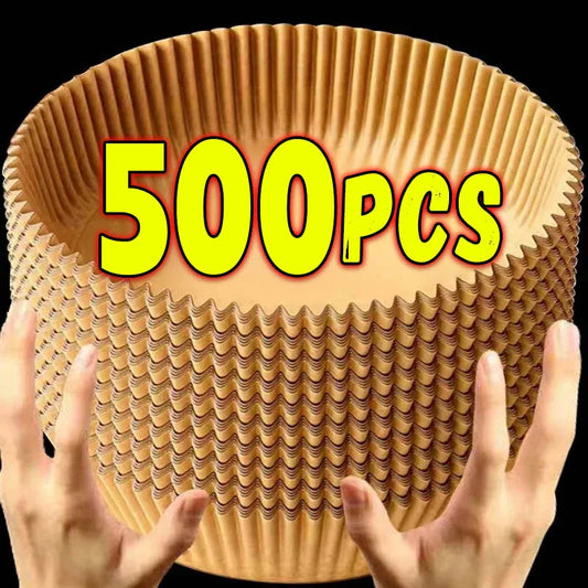 Disposable Air Fryer Paper Liners – Round Non-Stick Baking Papers