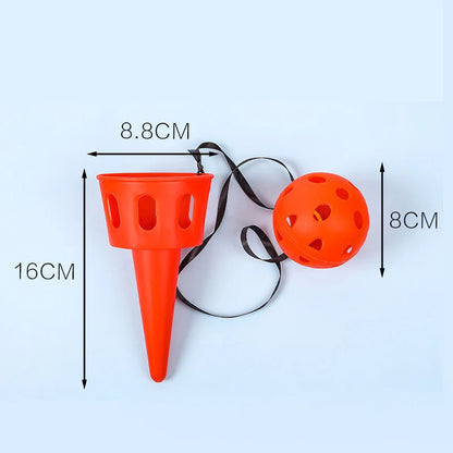 Ball and Cone Catch Game – Kids Outdoor Hand-Eye Coordination Toy