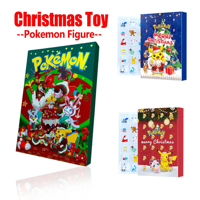 Pokemon Mini Figures Advent Calendar Gift Box – Pikachu & Friends Christmas Toy Set