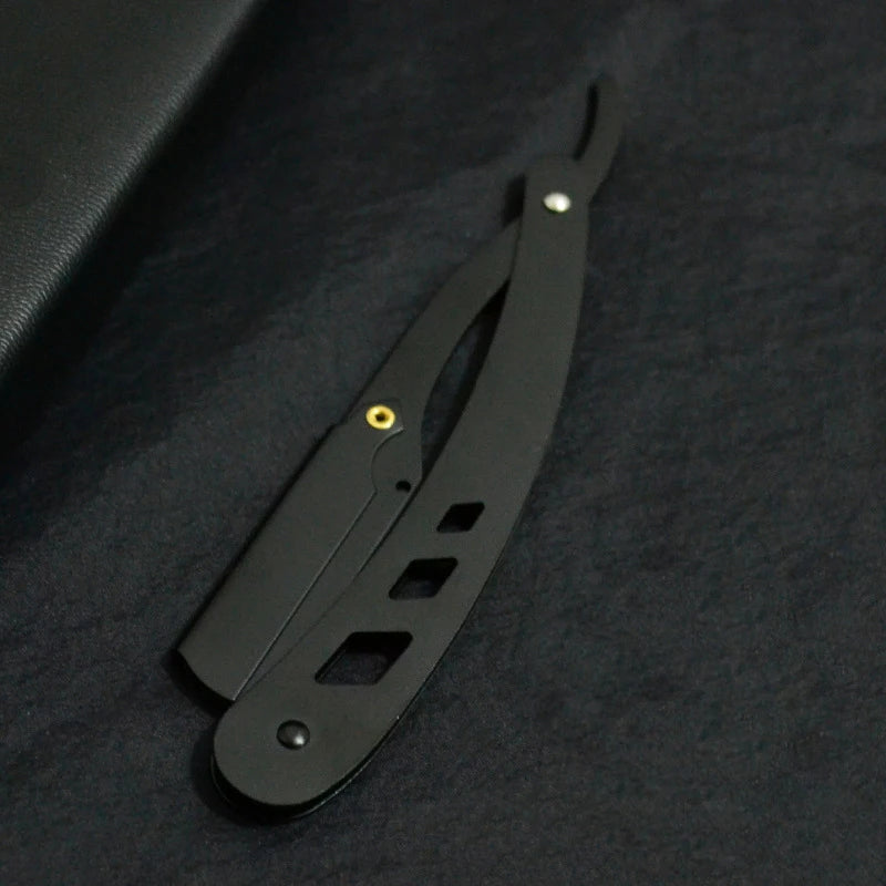 Folding Straight Razor – Barber Hair Shaving Knife for Men & Women
